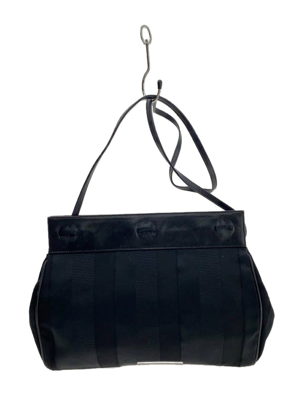 Salvatore Ferragamo Crossbody Bag Leather Black